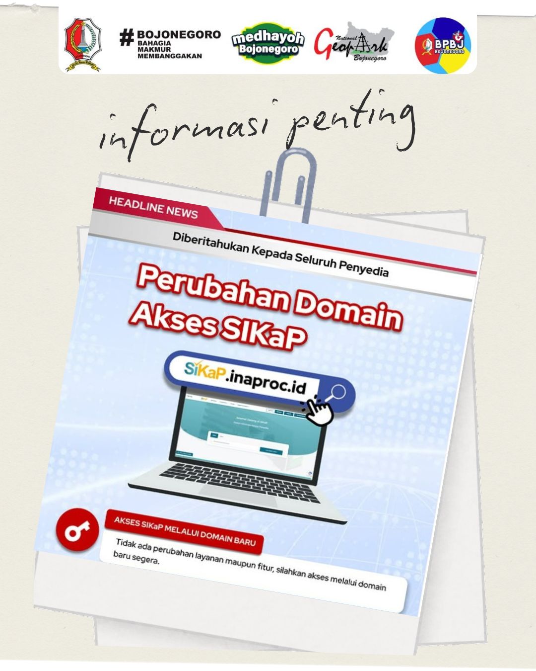 SIKaP Resmi Berpindah Domain