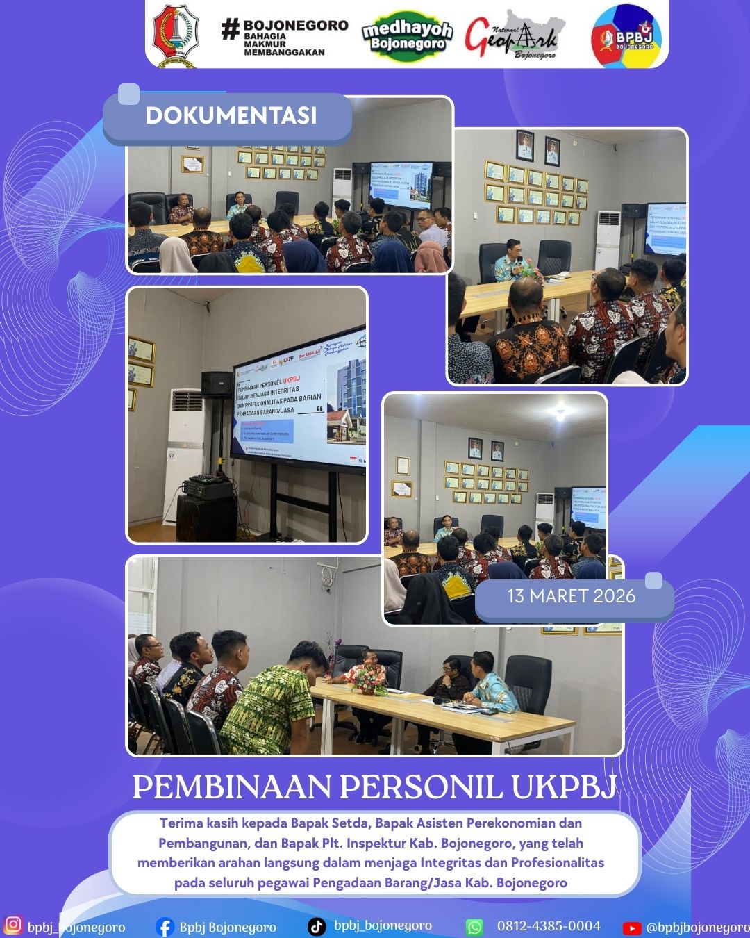 Pembinaan Pesonel UKPBJ