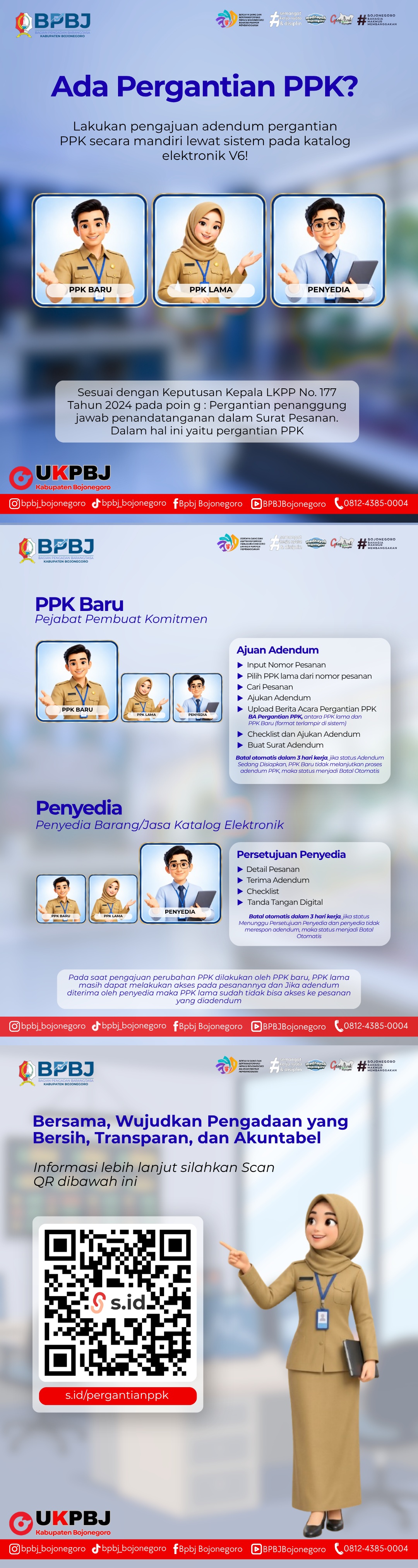 Pergantian PPK bisa langsung di Sistem