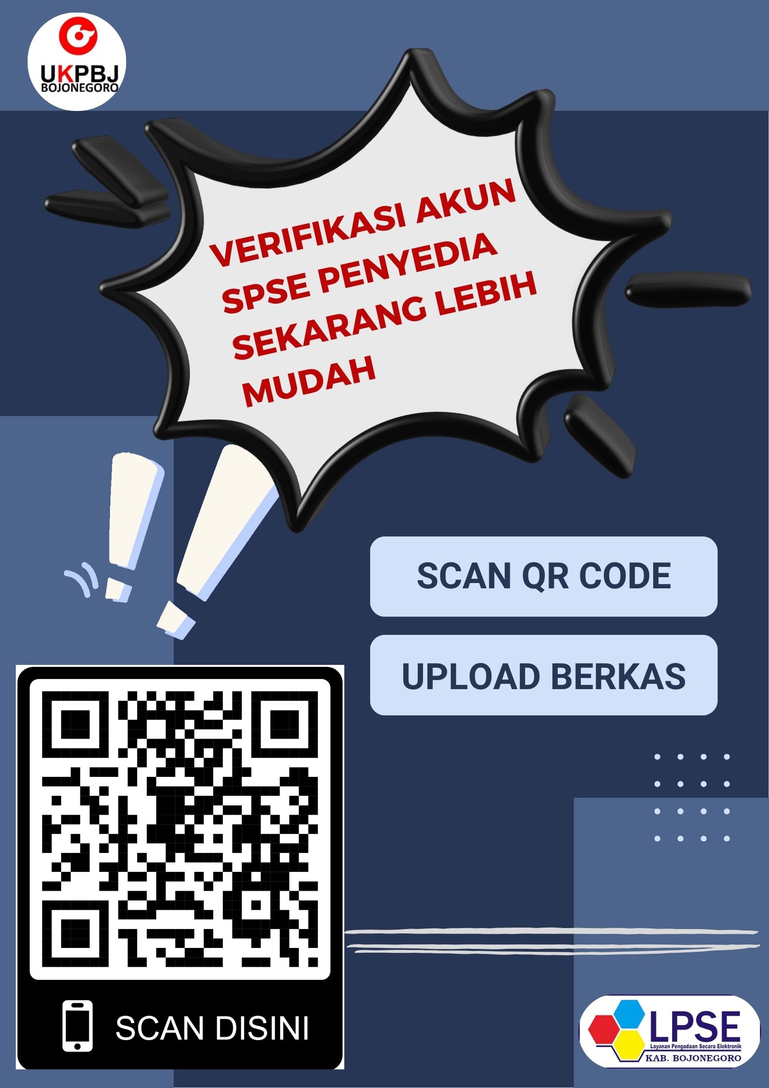 Verifikasi Akun Penyedia Sekarang Lebih Mudah