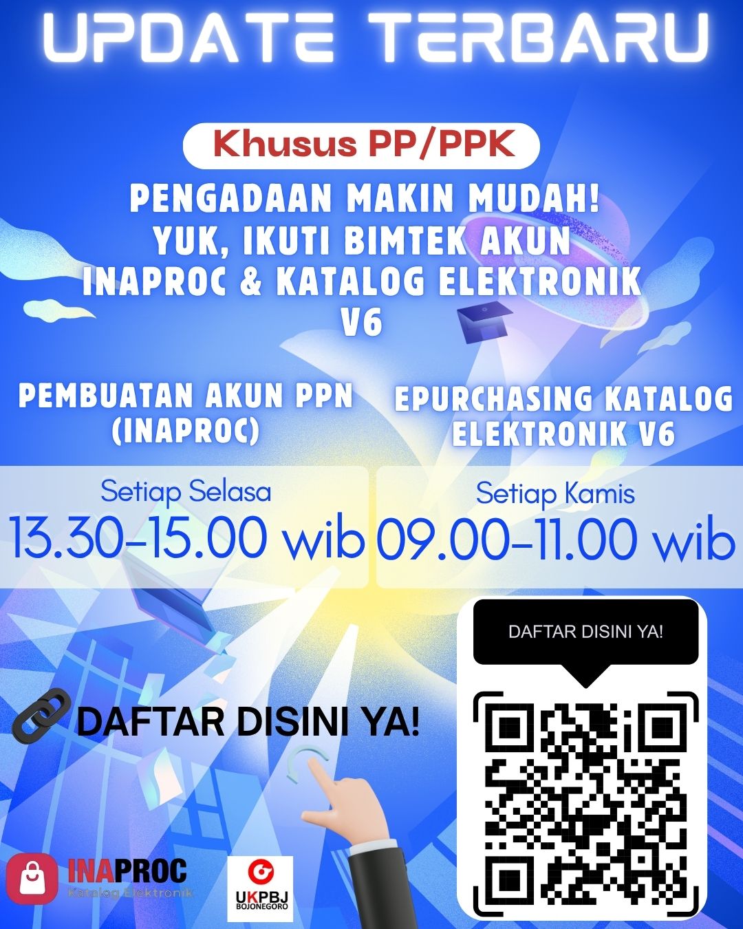 BIMTEK PP/PPK Pembuatan Akun PPN (INAPROC) dan ePurchasing Katalog Elekronik V6