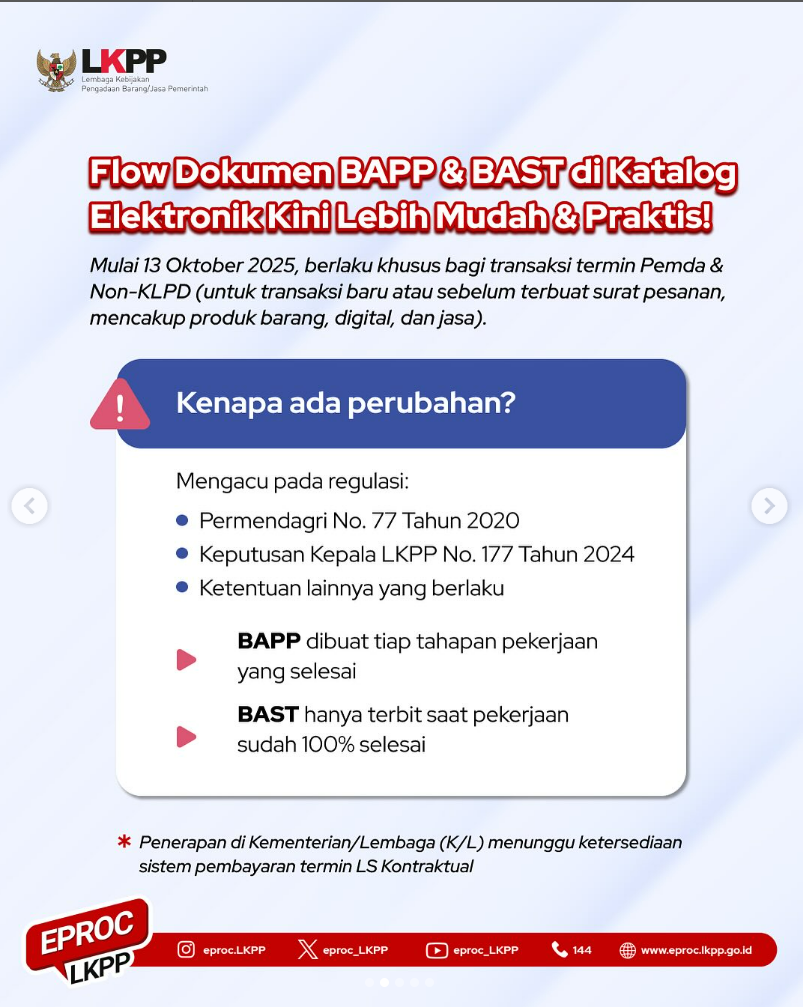BAPP + BAST di Katalog Versi 6