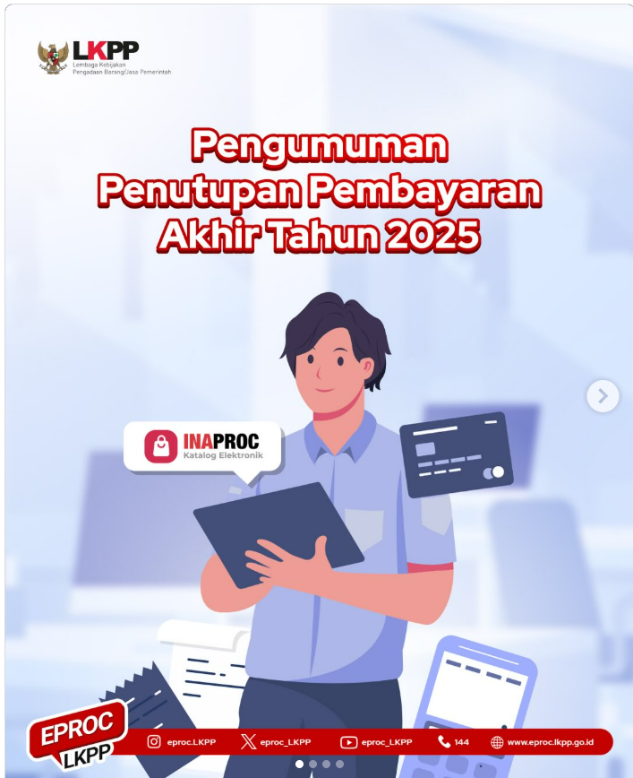 INFO PENUTUPAN PEMBAYARAN AKHIR TAHUN 2025