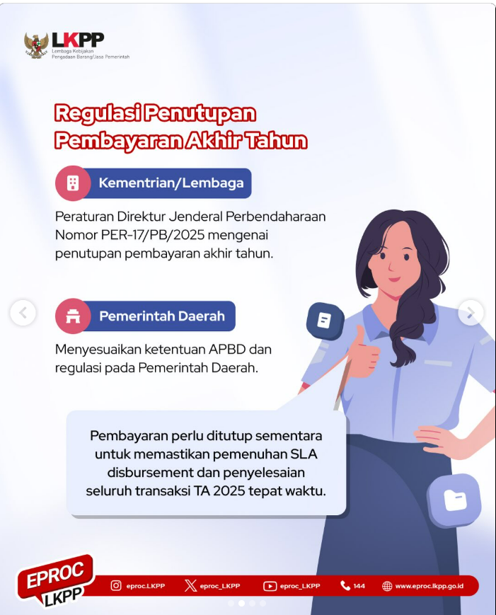 INFO PENUTUPAN PEMBAYARAN AKHIR TAHUN 2025