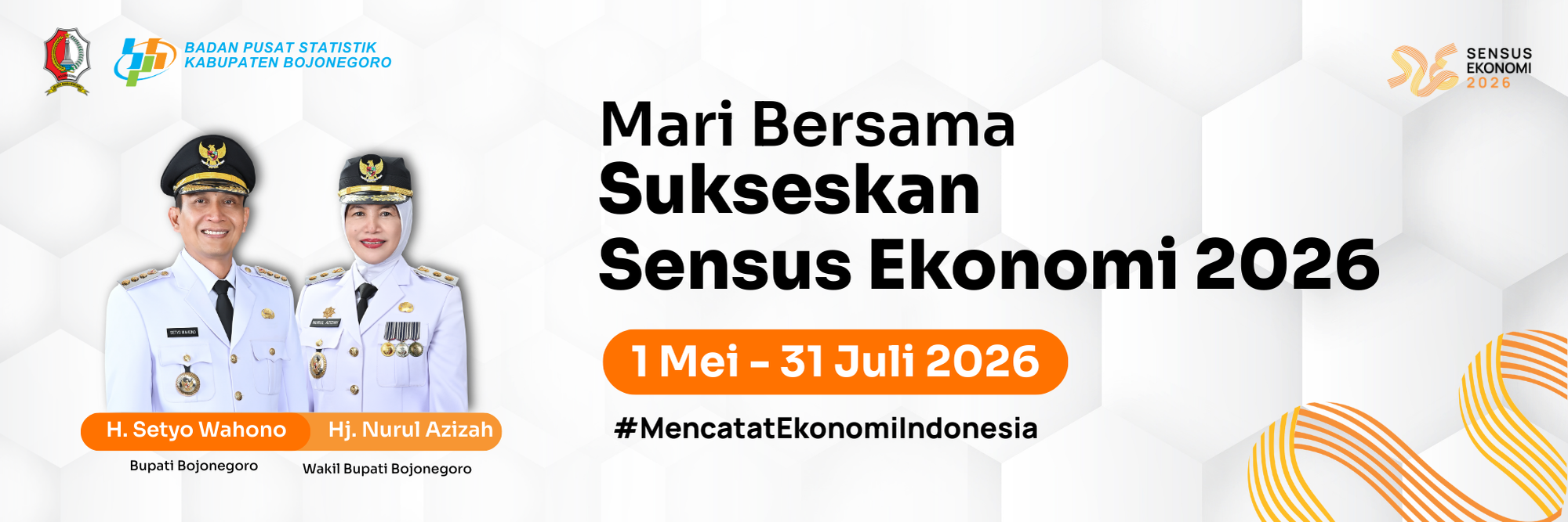 Mari Sukseskan<BR>Sensus Ekonomi 2026